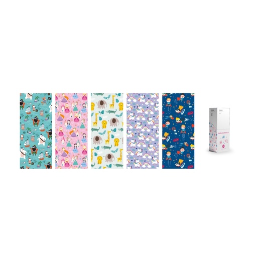 [3150026] Expositor 50 rollos 0.7 x 2 m infantil