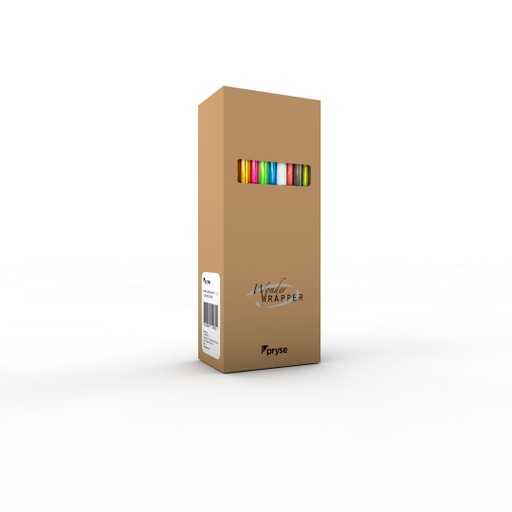 [3150050] Expositor 50 rollos 0.7 x 1.5 m metalizado lisos