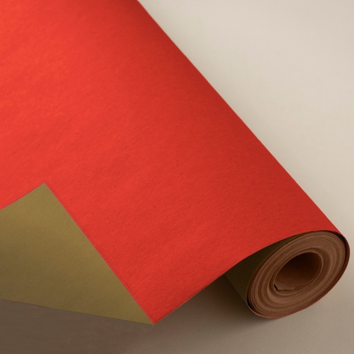 [3150238B] Bobina de 62 cm 4 kg kraft doble oro / rojo