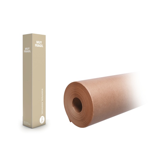 [3156031] Caja 10 rollos 1 x 25 m kraft natural verjurado
