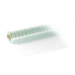 [3158023] Bobina 0.8 x 50 m 35 µm PP transparente punto verde