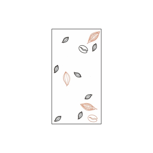 [3158029] Bobina 0.8 x 50 m 35 µm PP fil m decorado cacao
