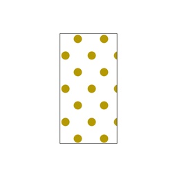 [3158041] Bobina 0.8 x 50 m 35 µm PP transparente punto oro