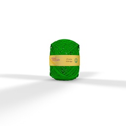 [3210026] Pack 3 huevos cordón rafia 1.5 mm x 20 m verde