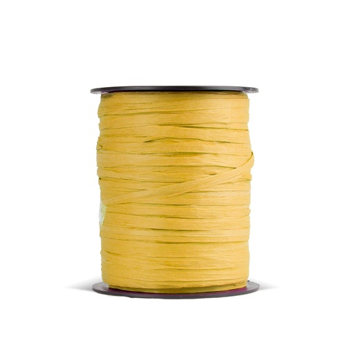 [3220002] Rollo rafia papel 3.5 cm x 100m oro