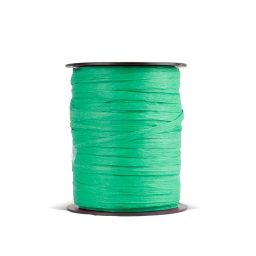 [3220004] Rollo rafia papel 3.5 cm x 100m verde