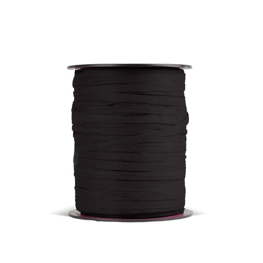 [3220011] Rollo rafia papel 3.5 cm x 100m negra