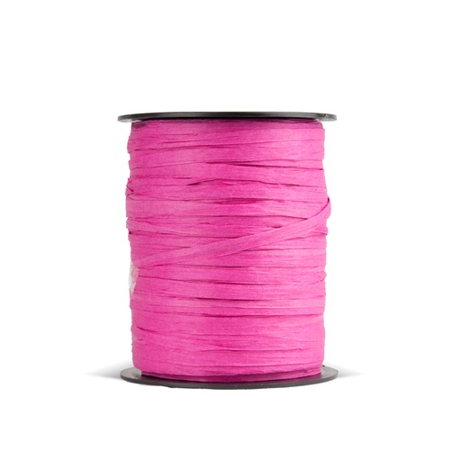 [3220012] Rollo rafia papel 3.5 cm x 100m fucsia