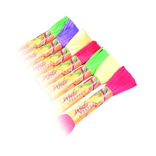 [3220021] Bolsa 10 manos 30 m x 3.5 cm raffia mate 5 colores