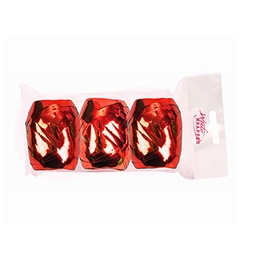 [3240081] # Bolsa 3 huevos cinta 5 mm x 20 m rojo metalizado