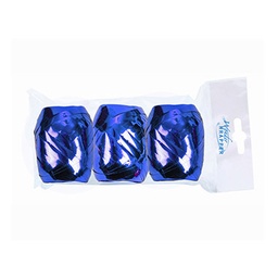 [3240086] # Bolsa 3 huevos cinta 5 mm x 20 m azul metalizado