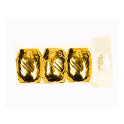 [3240087] # Bolsa 3 huevos cinta 5 mm x 20 m oro metalizado