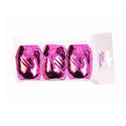 [3240089] # Bolsa 3 huevos cinta 5 mm x 20 m rosa metalizado