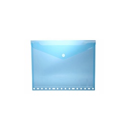 [4170202] Sobre portadocumentos A4 multitaladro velcro azul