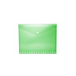 [4170204] Sobre portadocumentos A4 multitaladro velcro verde