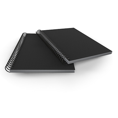 [4240030] Carpeta espiral 30 fundas A4 con bolsillo negra