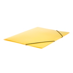 [4260005] Carpeta gomas 1 solapa 355 x 261 mm 5 µm amarillo translucido