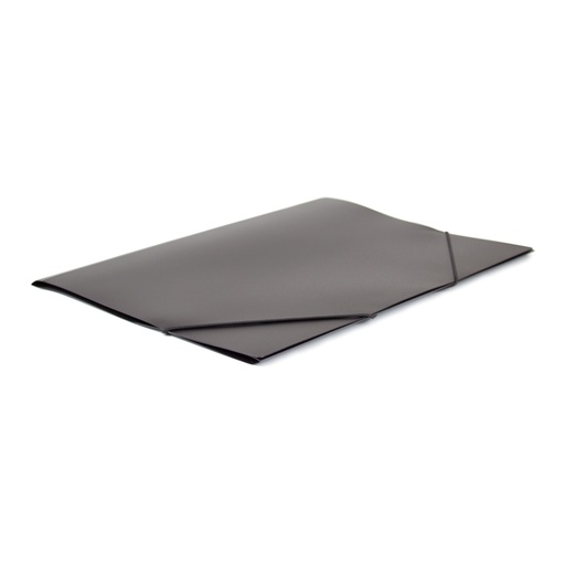 [4260019] Carpeta gomas 1 solapa 355 x 261 mm 5 µm negra opaca