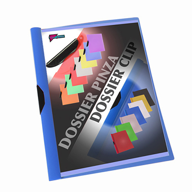 [4300002] Dossier clip A4 azul