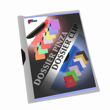 [4300006] Dossier clip A4 gris