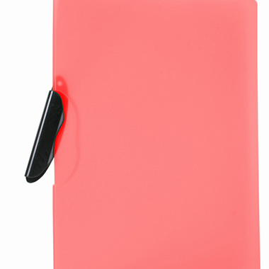 [4310003] Dossier A4 pinza negra rojo