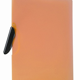 [4310006] Dossier A4 pinza negra naranja