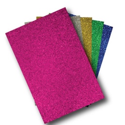 [5020116] Pack 10 hojas eva purpurina 40 x 60cm rosa