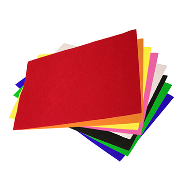 [5062000] Bolsa 10 láminas fieltro 40 x 60 cm 10 colores surtidos