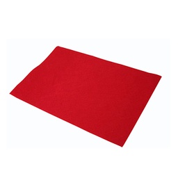 [5062011] Bolsa 10 láminas fieltro 40 x 60 cm rojo