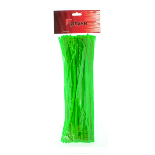 [5110013] Bolsa 25 chenillas 300 x 6 mm verde claro