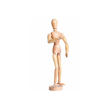 [6060091] Maniquí de madera (hombre) 40 cm