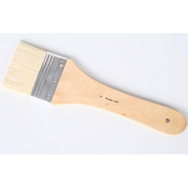 [6130006] Caja 12 brochas nº 6 pelo de cerda punta plana 6,5 cm
