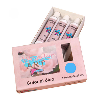 [6250029] Caja 3 tubos 21 ml óleo nº 29 azul cyan