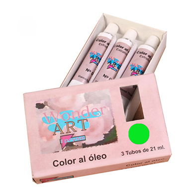 [6250048] Caja 3 tubos 21 ml óleo nº 48 verde savia