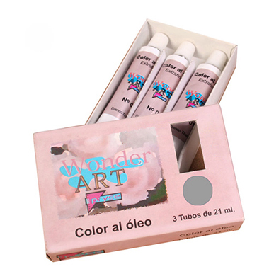 [6250061] Caja 3 tubos 21 ml óleo nº 61 gris