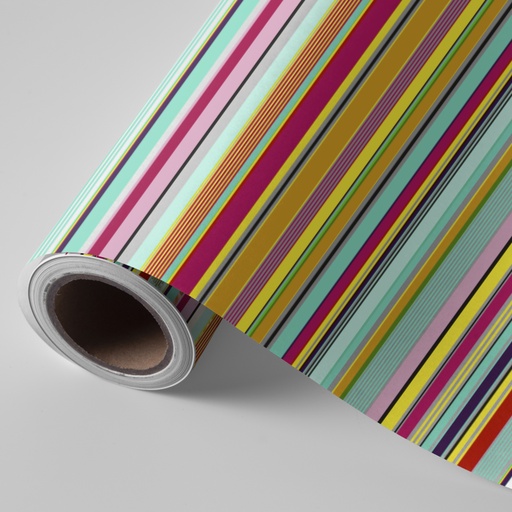 [3150205R] Bobina 62cm 4 kg todo año rayas multicolor