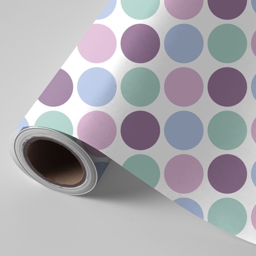 [3150212T] Bobina de 62 cm 4 kg todo año circulos de colores