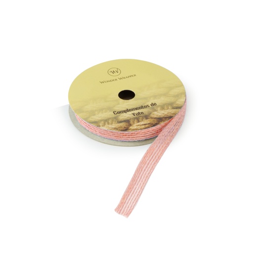[3290053] Cinta de yute 10 mm x 3 m naranja