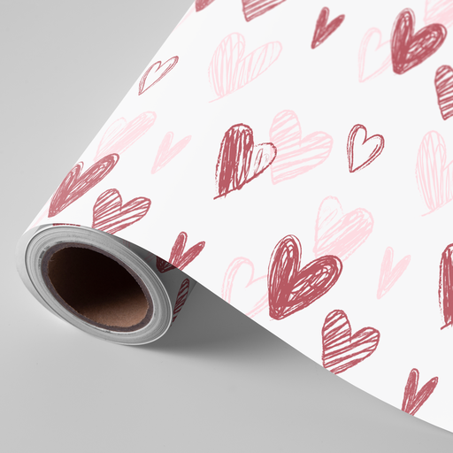 [3150201U] Bobina 62 cm 4 kg corazones granate