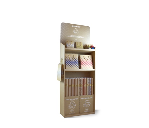[3159995] Expositor y productos kraft 100% reciclado
