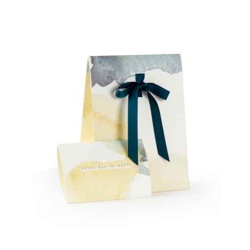[3310002] Set regalo con sobre papel de 150 x 210 x 80 mm y tarjeta