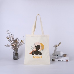 [5079021] Bolsa canvas natural 40 x 35 cm diseño Soleil