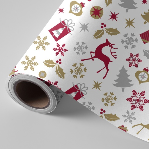 [3150242] Bobina de 62 cm 4 kg navidad ciervos
