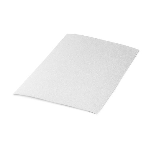 [5020305] Bolsa 10 láminas EVA purpurina biodegradable 40 x 60 cm blanca