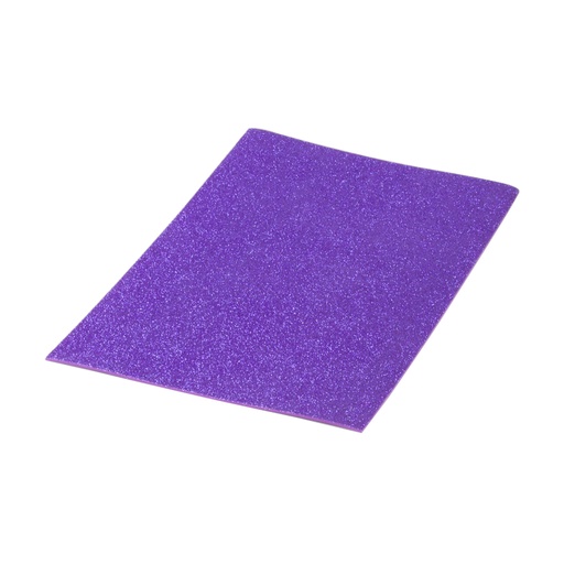 [5020309] Bolsa 10 láminas EVA purpurina biodegradable 40 x 60 cm Lila