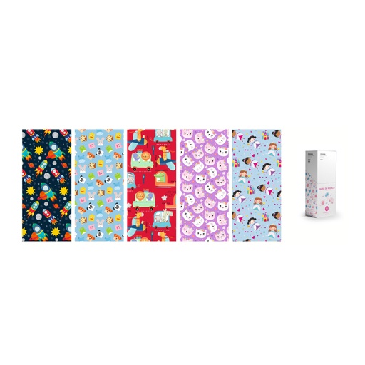 [3150026V] Expositor 50 rollos 0.7 x 2 m infantil